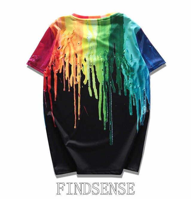 FINDSESNE MD 彩虹上衣 彩虹衣 男 高端 設計 2