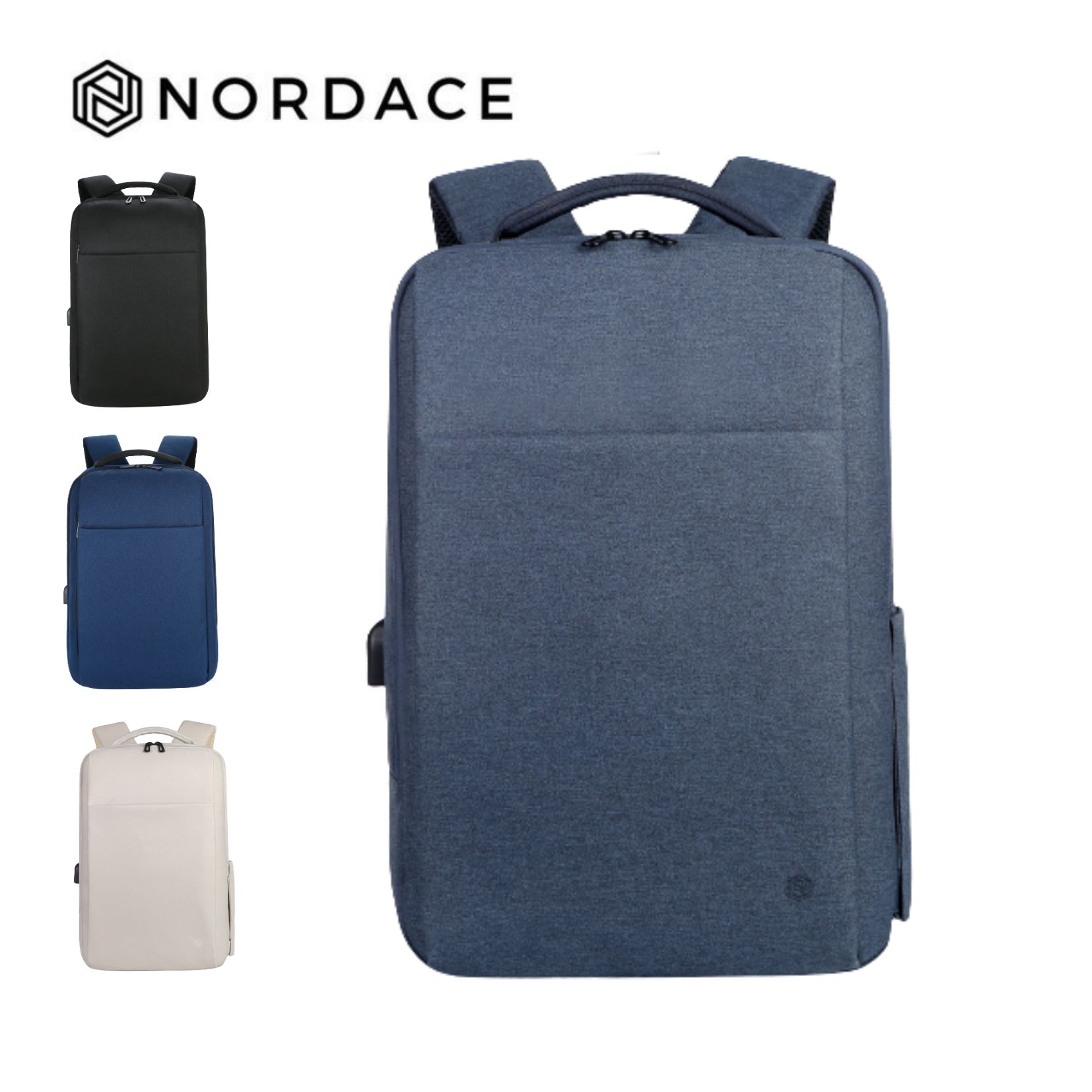 Nordace Bergen - 後背包 斜背包 手提包 胸包 側背包 旅行包 工作包 四色可選-灰藍色