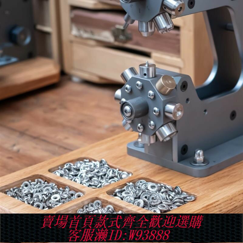 {臺灣公司貨 可打統編}商用手動打扣機四合扣安裝工具多模具壓扣機皮革鉚釘氣眼打眼安裝