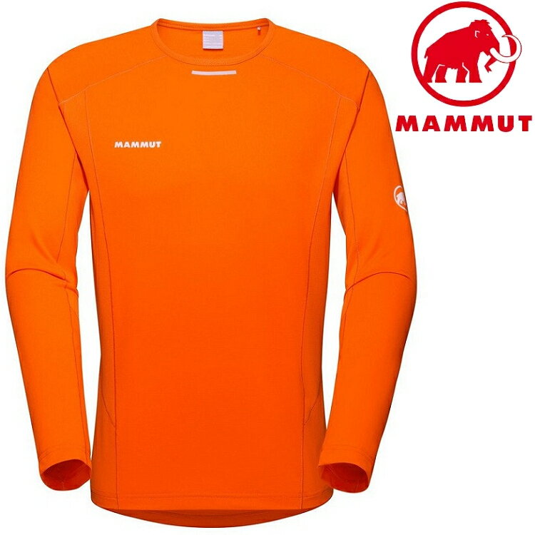 Mammut 長毛象 Aenergy FL Longsleeve AF Men 男款 長袖排汗衣 1016-01350 2217 復刻橘