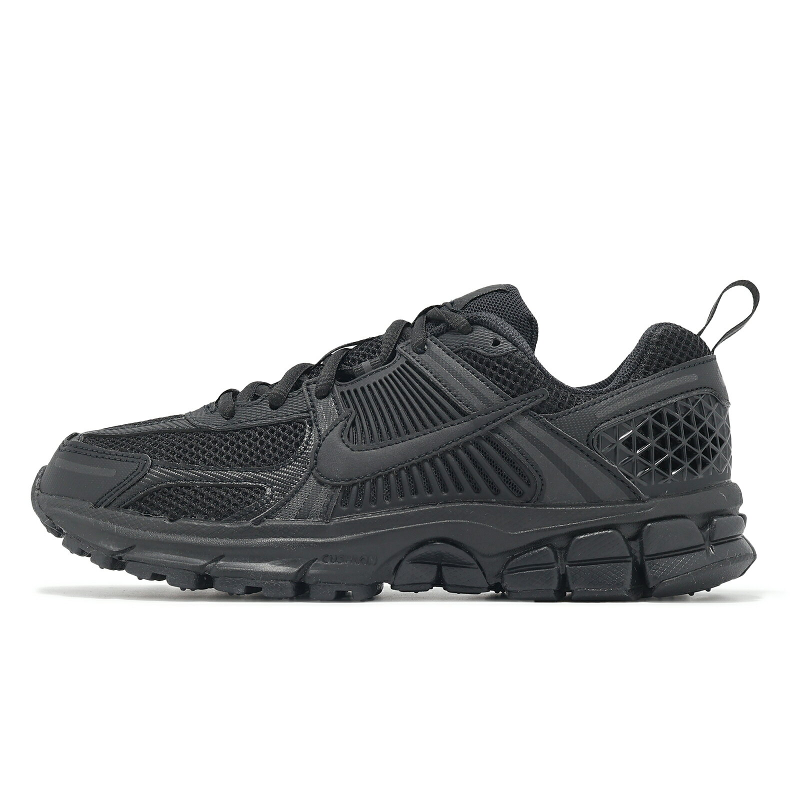 Nike 休閒鞋 Vomero 5 GS 大童 女鞋 黑 全黑 反光 復古 運動鞋