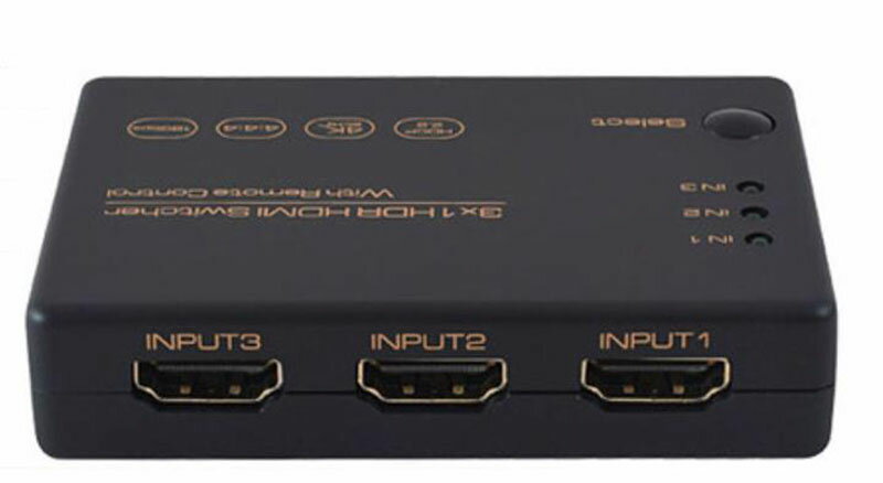 [3大陸直購] AIS HDMI 2.0 三進一出 切換器 支持 4K60HZ/HDR/HDCP2.2 性能穩定 - HDSW0024M1_OO11