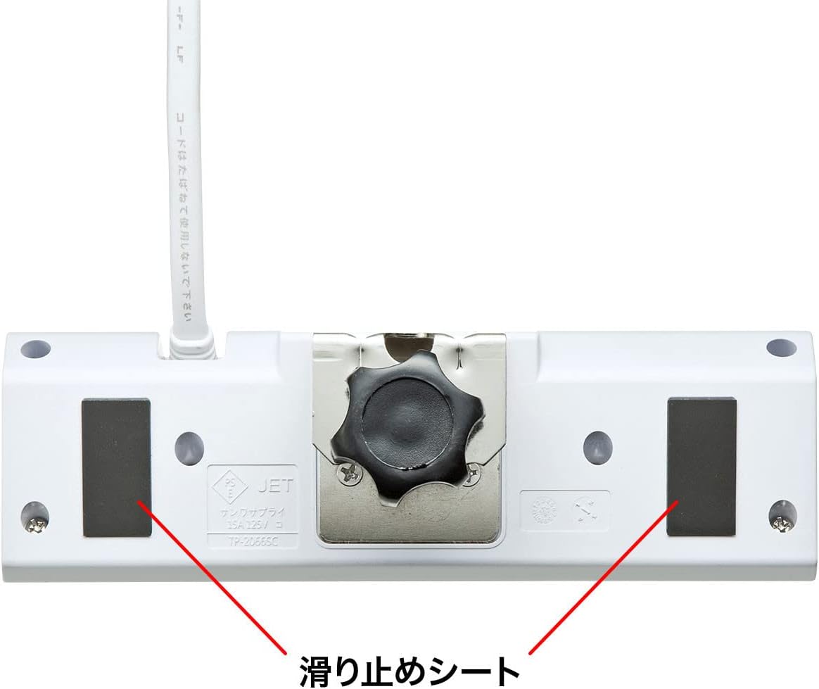 日本 SANWA 桌面延長插座 延長線 6孔 桌面夾 固定式 集中開關 插座 辦公室 大小插頭可用 極性對應 6