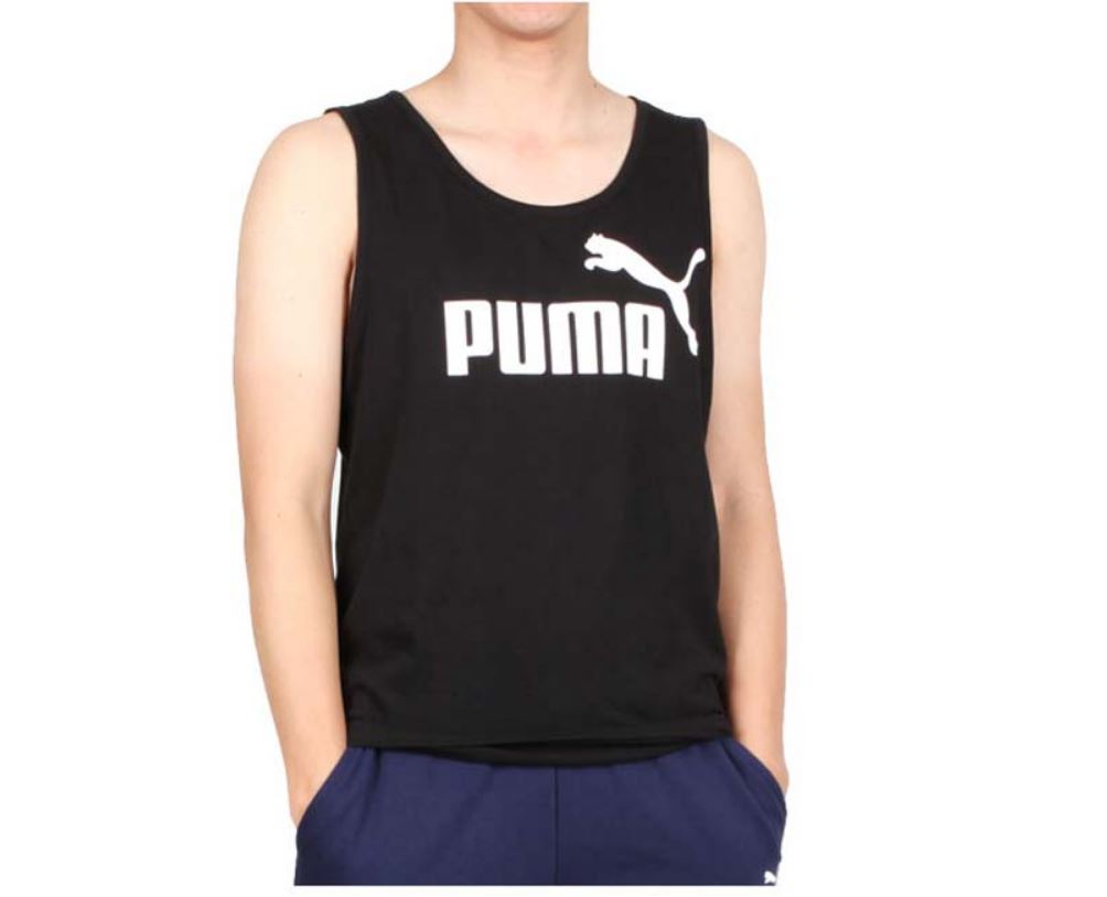 PUMA 男裝 背心 休閒 透氣 經典 黑 【運動世界】 85379601