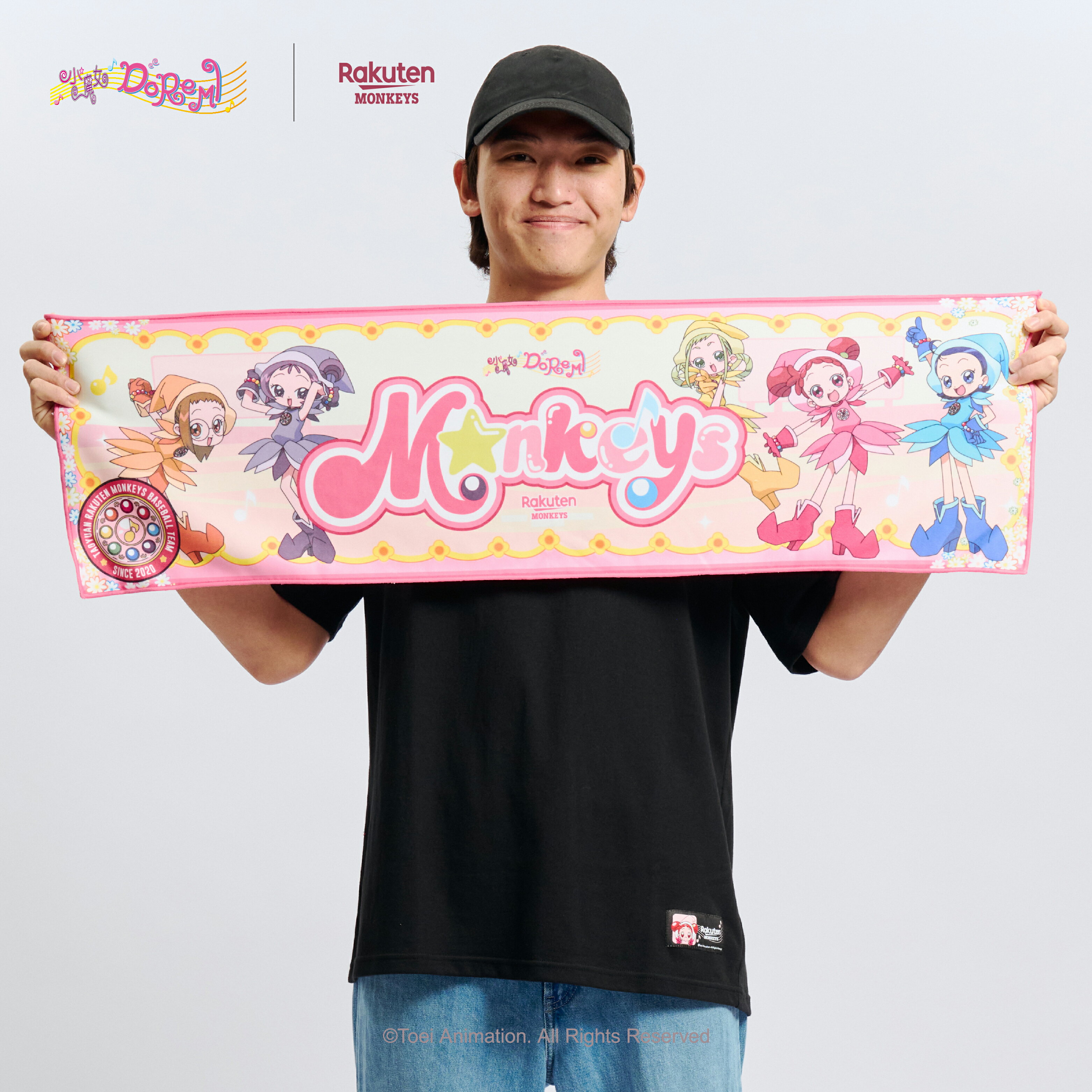Rakuten Monkeys x 小魔女DoReMi-應援巾