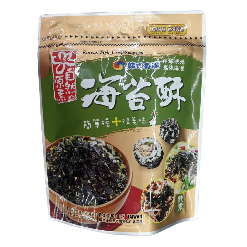 自然原素 韓式海苔酥 30g【康鄰超市】