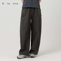 a la sha 水洗紋造型口袋長褲 a la sha 水洗紋造型口袋長褲