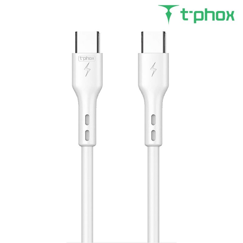 t-phox T-811 Type-C to C MAX充電線(3A)(60W)(1.2M) 傳輸線 快充線