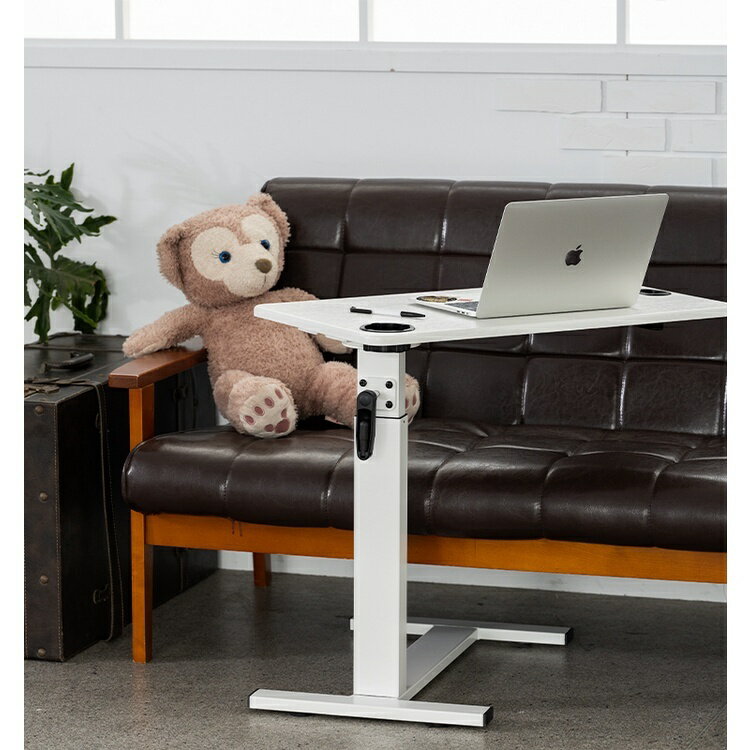 免運【AL0205平移旋轉款升降桌邊桌】180度旋轉｜隱藏滑輪｜｜低碳鋼｜