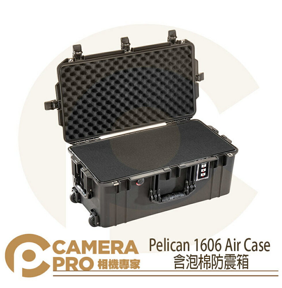 ◎相機專家◎ Pelican 派力肯 1606 Air Case 輕量化 含泡棉 拉桿車 防震箱 防撞箱 滾輪 公司貨【跨店APP下單最高20%點數回饋】