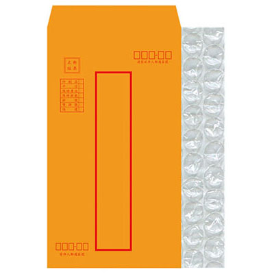 美加美 大12K 氣泡紅框中式信封 10入/ 包 N1412