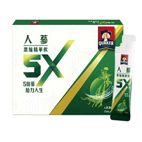 桂格 5X人蔘濃縮精華飲盒裝18包 0