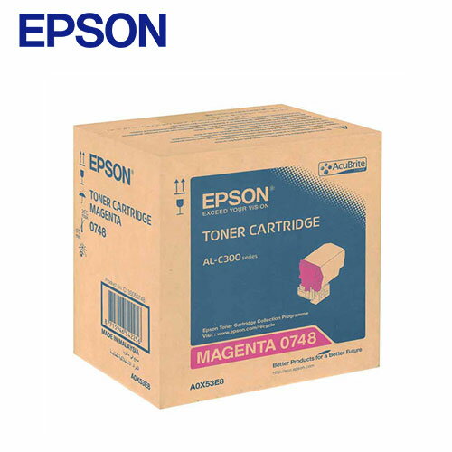 【現折$50 最高回饋3000點】EPSON 原廠碳粉匣 S050748(洋紅色)