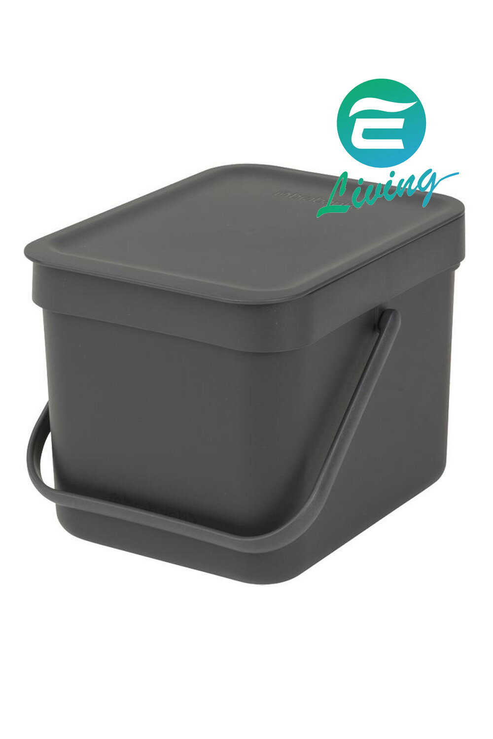 BRABANTIA WASTE CONTAINER 掛式／收納式 垃圾桶 灰色 #109720【299免運領券再享折扣】