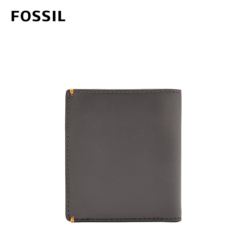 送禮首選★FOSSILJoshua 仙人掌純素皮革皮夾/卡夾/名片夾-灰色 ML4478B109【美國時尚品牌】 附防塵袋+提袋【全館滿額折價★FOSSIL全系列包夾送美妝蛋】
