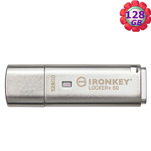 Kingston 128G【IKLP50/128GB】Kingston IronKey Locker+ 50 金士頓加密隨身碟