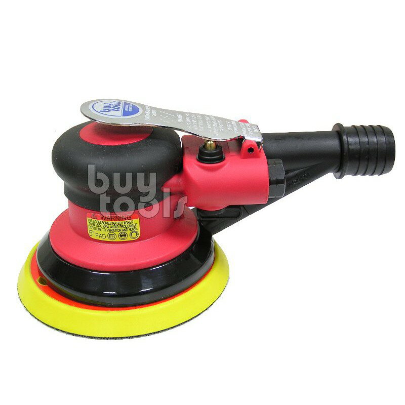 BuyTools-Air sander《專業級》靜音5吋氣動研磨機 自吸集塵磨土機 打磨機 砂光機,附集塵管棉袋「含稅」