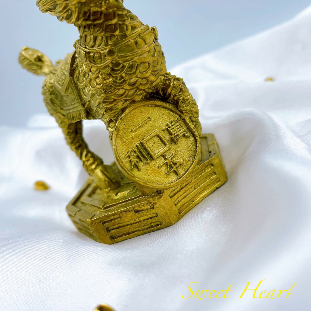 Sweet Heart 田芯開運精選 💯銅麒麟 麒麟踩八卦 一對 鎮宅 擋煞 招財進寶 大對 加持 開光加持 5