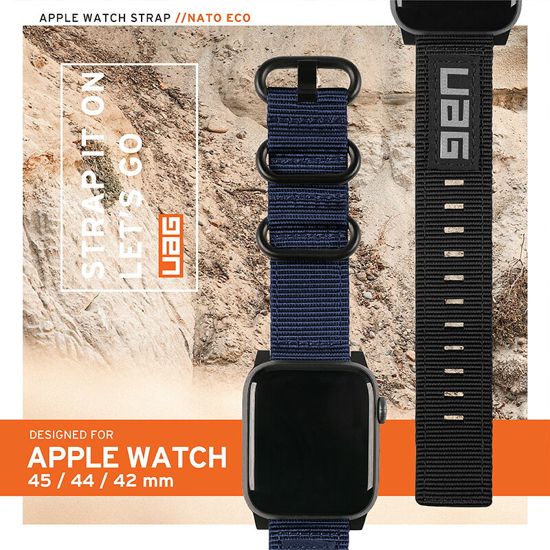 UAG nato 尼龍 腕帶 錶帶 環保 Apple watch 7 SE 38 40 42 44 45 41 mm 1