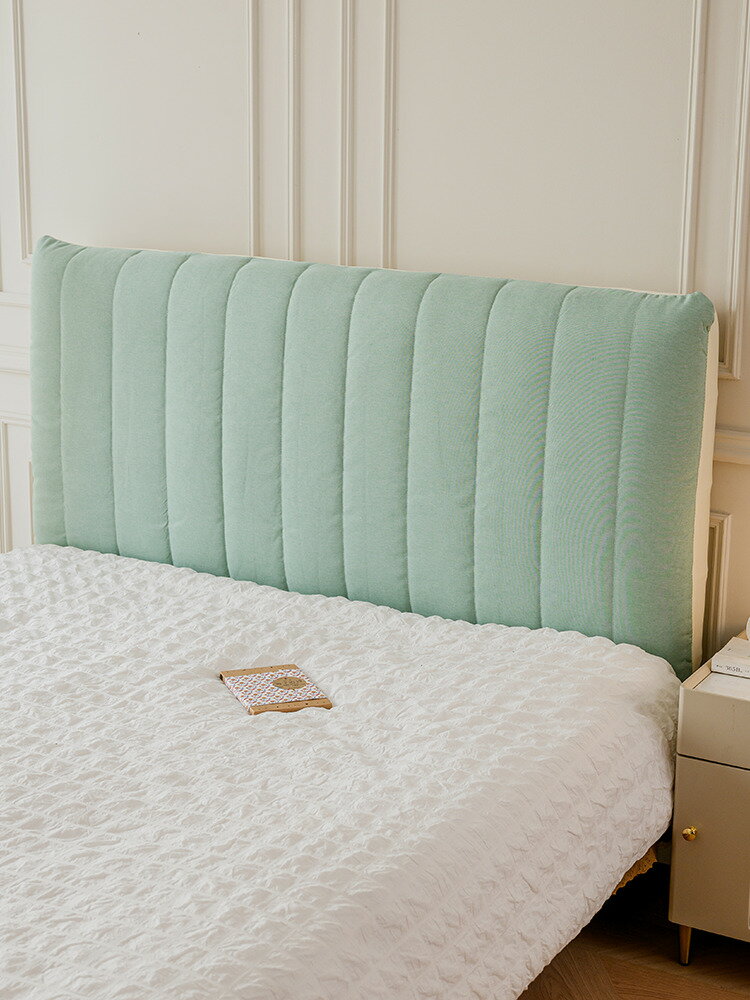 夾棉加厚床頭套罩遮丑神器木床靠背軟包全包萬能通用罩布/靠墊/靠背墊/床頭墊/軟包墊/大靠背/靠枕墊/護枕墊/床頭靠背墊