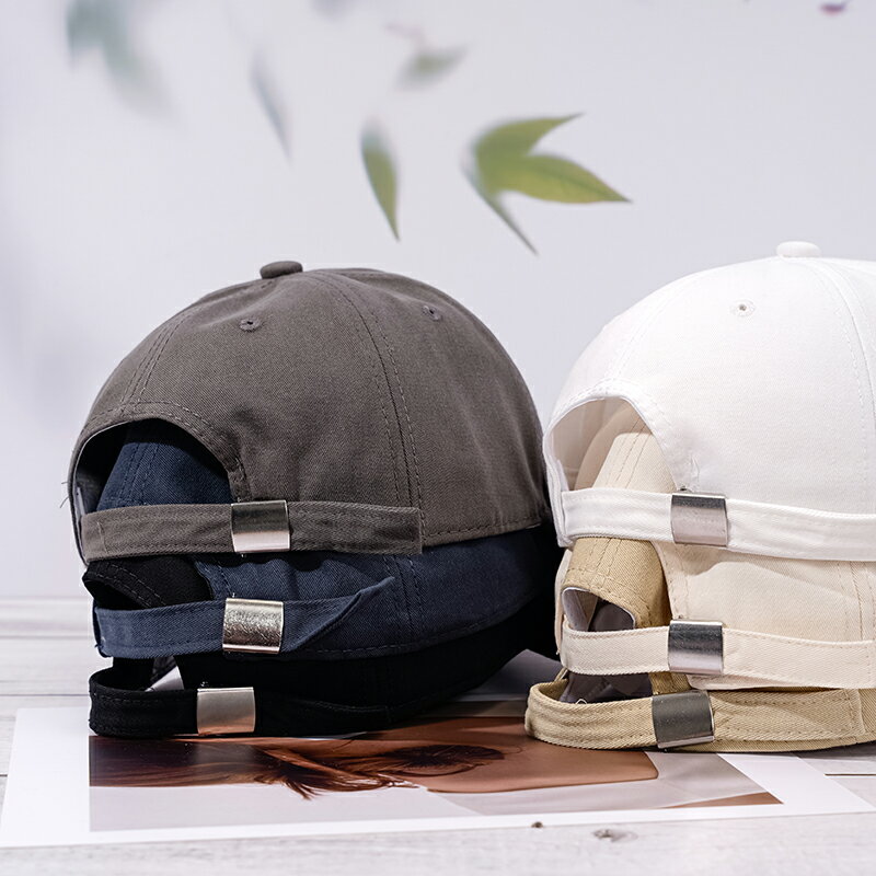 鴨舌帽男春秋百搭大頭圍純色硬頂棒球帽女夏季帽子防曬遮陽韓版潮 4