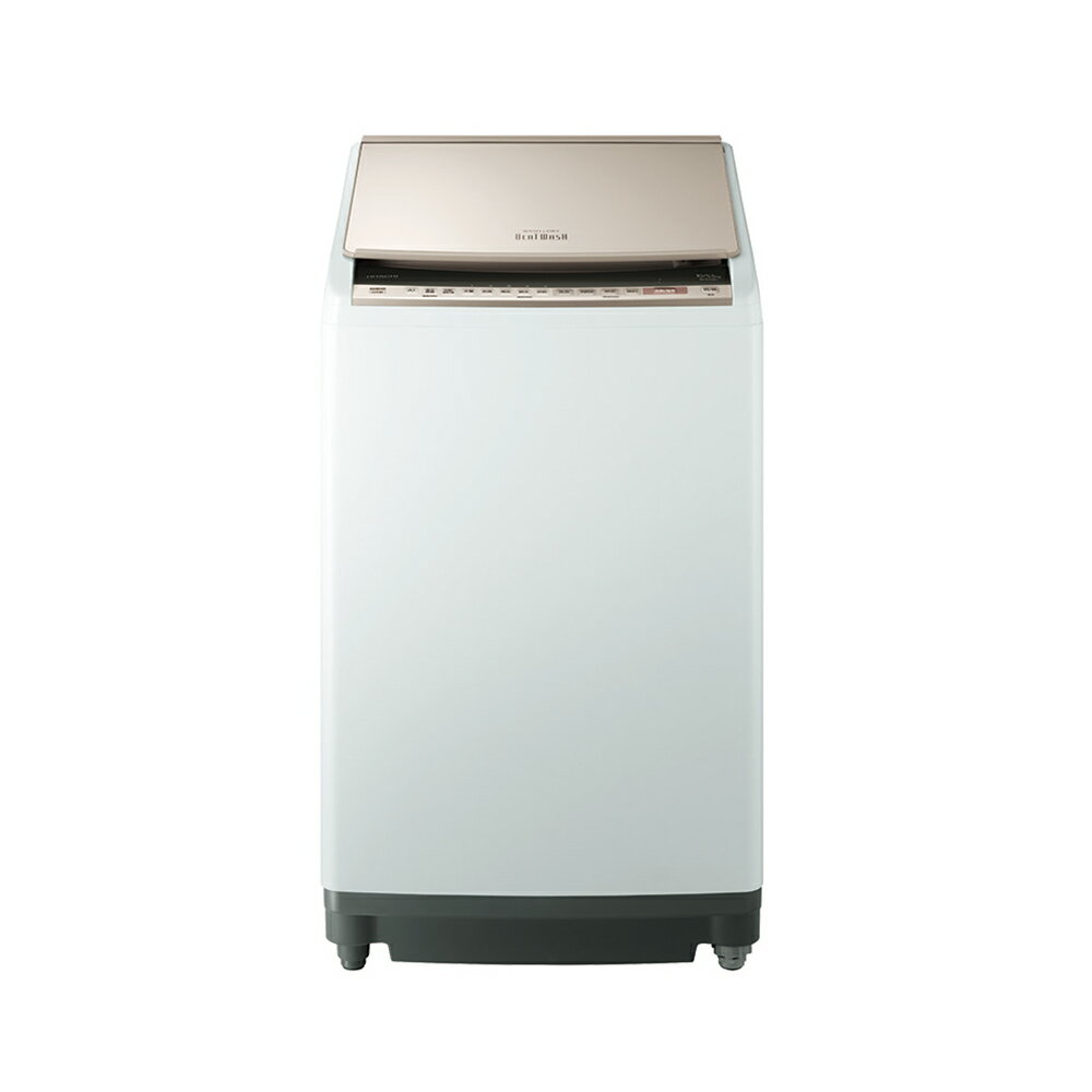 【HITACHI 日立】10KG 變頻直立洗脫烘洗衣機 琉璃金｜含基本安裝【三井3C】