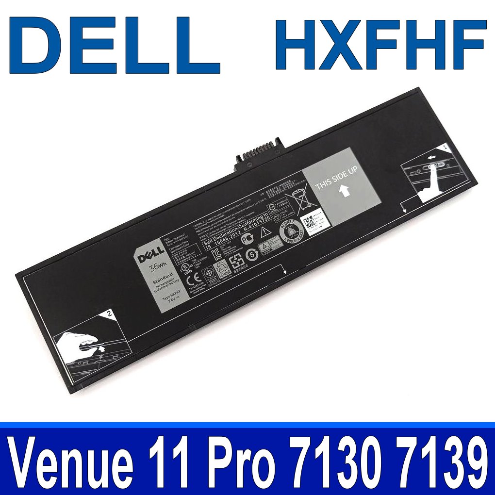 DELL HXFHF 2芯 原廠電池 Venue 11 Pro 7130 7139 Tablet VJF0X VT26R XNY66