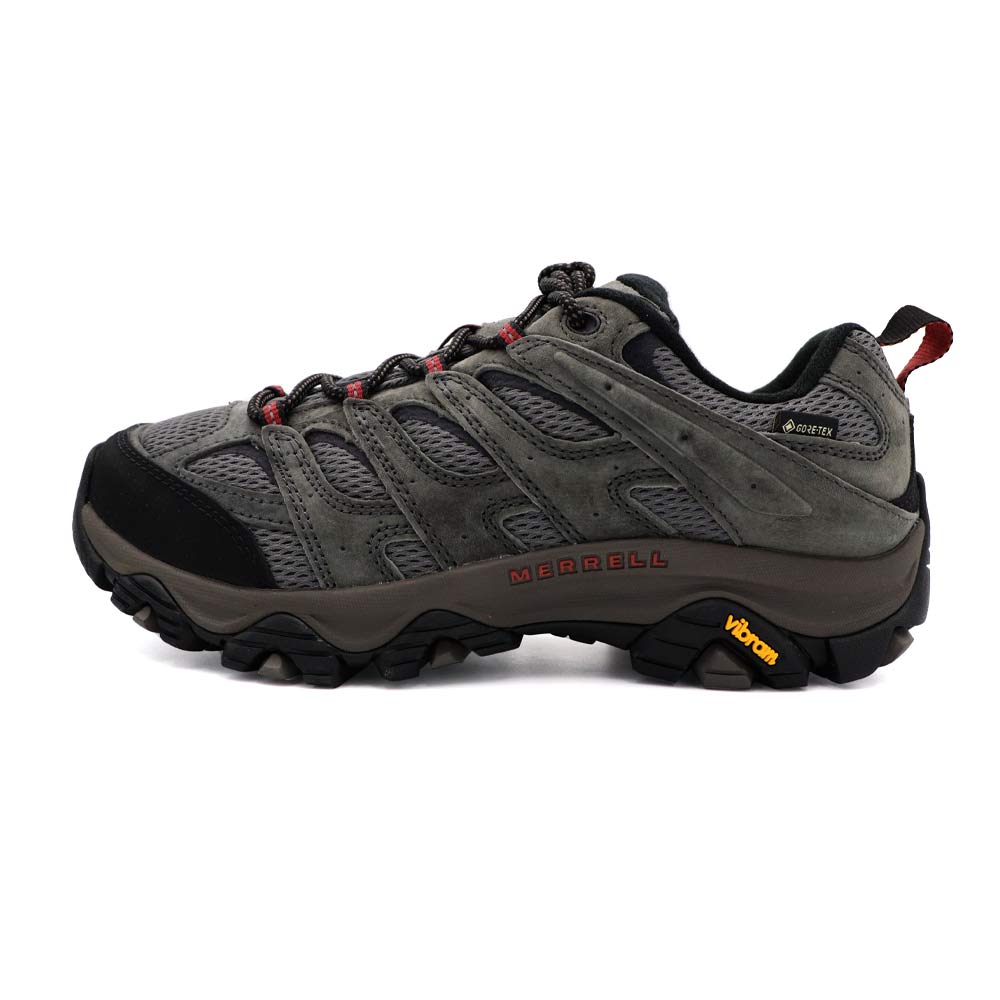 【最高折300】 Merrell Moab 3 GTX 2E 灰黑 網布 麂皮 寬楦 防水 黃金大底 郊山 戶外 越野鞋 男款 B4632【新竹皇家 ML036263W】