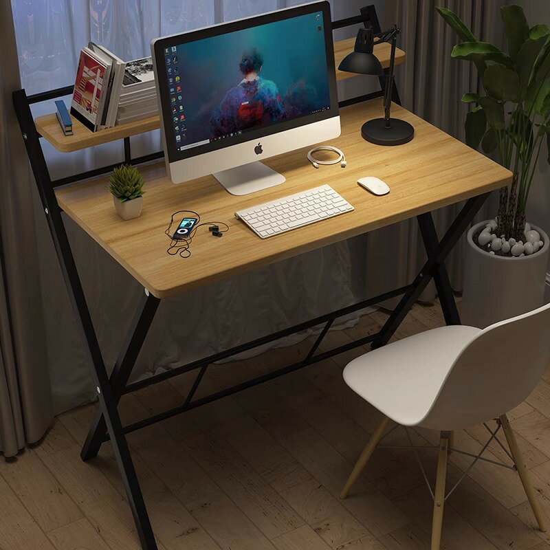 可折疊電腦桌臺式書桌家用簡約現代學生臥室簡易寫字桌學習小桌子