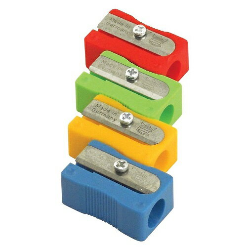 Assorted Colors Eisen 25-Pack Pencil Sharpeners with German Blades 634901105252 ESN-105