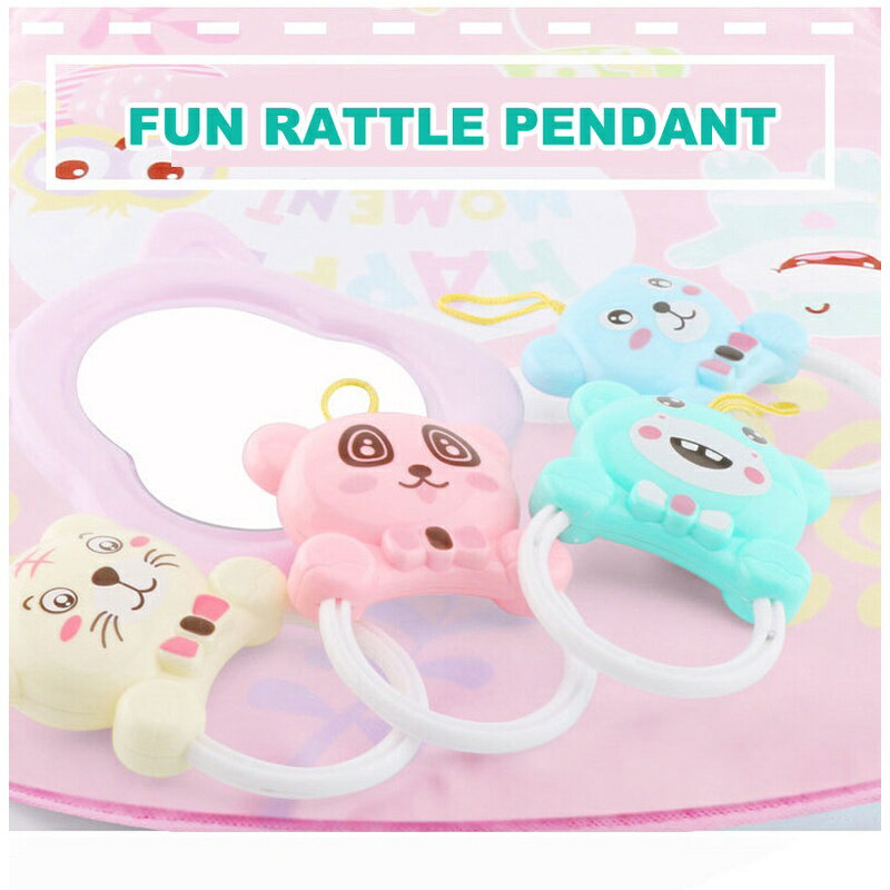 健身框男孩和女孩爬行遊戲毯拼圖多功能圍欄爬行墊啟蒙 3