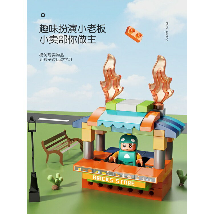 百變坦克車 123PCS 大顆粒積木 相容樂高德寶系列 兒童積木 2