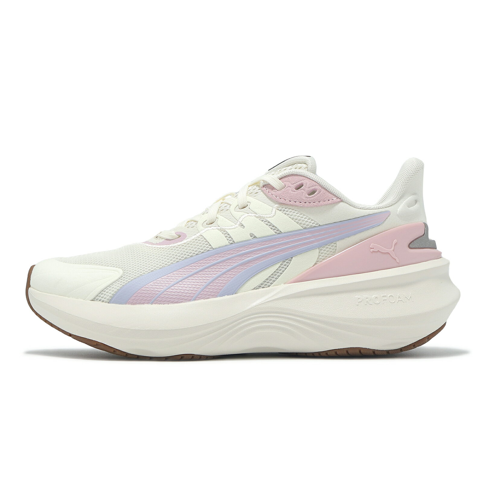 Puma 慢跑鞋 Pulse Pro 男鞋 女鞋 米白 粉紅 輕量 緩衝 運動鞋