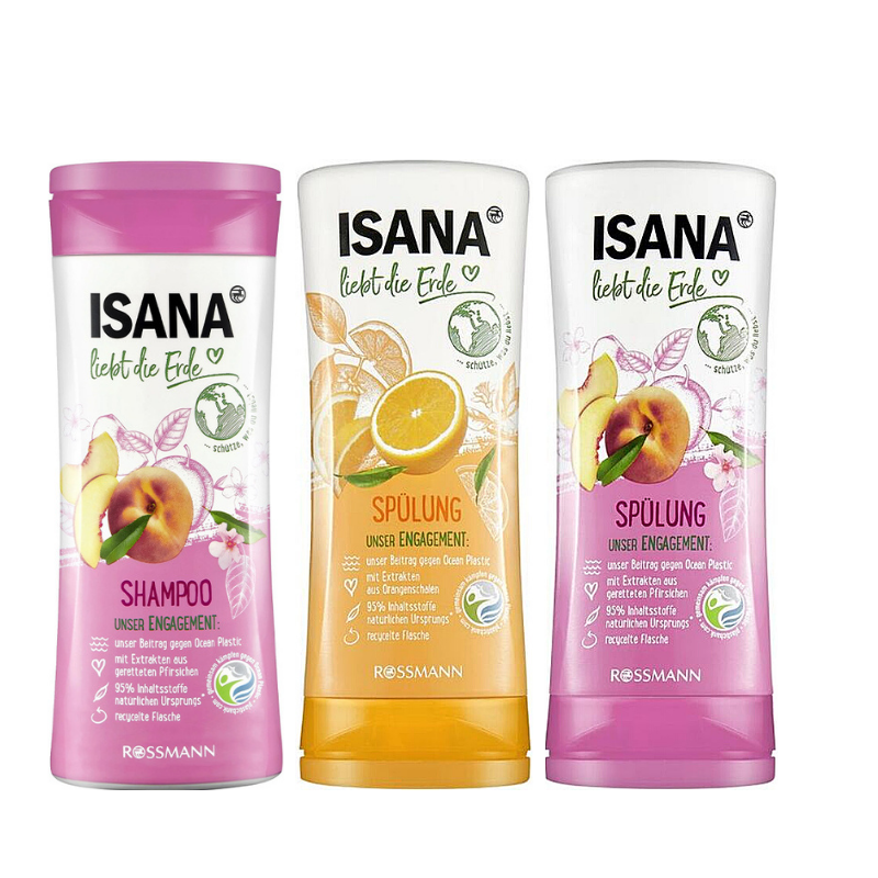 德國 Rossmann 柳橙/桃子(洗髮/潤髮)300ML 1入 附發票 【心心哈德】現貨 全館499超取免運｜全場下殺★滿額再享折扣