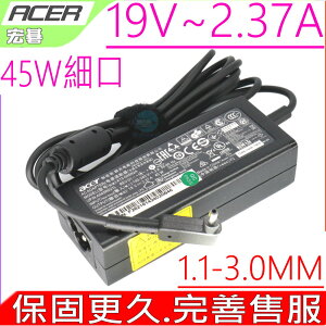 ACER 19V,2.37A 充電器(原廠細頭)-宏碁 45W,SWIFT5,SF514,SF515,SF514-52T,A065R094L,SF514-51,N18H1