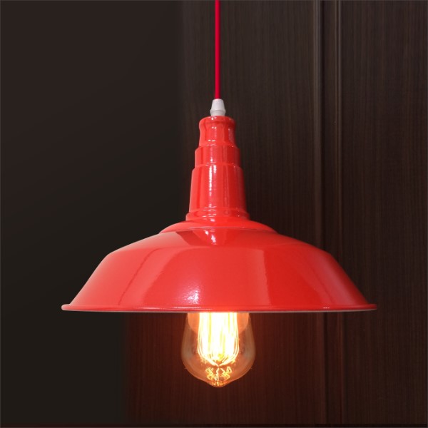 紅色金屬吊燈(PO38701) / H&D / 日本MODERM DECO