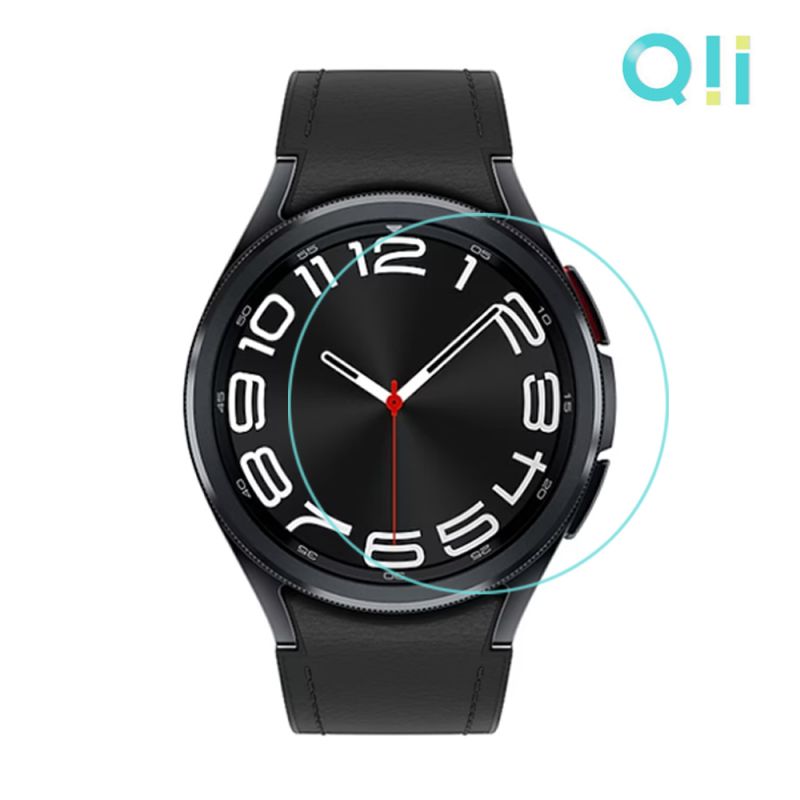 Qii SAMSUNG Galaxy Watch6 Classic (43mm) (47mm) 玻璃貼 (兩片裝) 【愛瘋潮】【APP下單4%點數回饋】