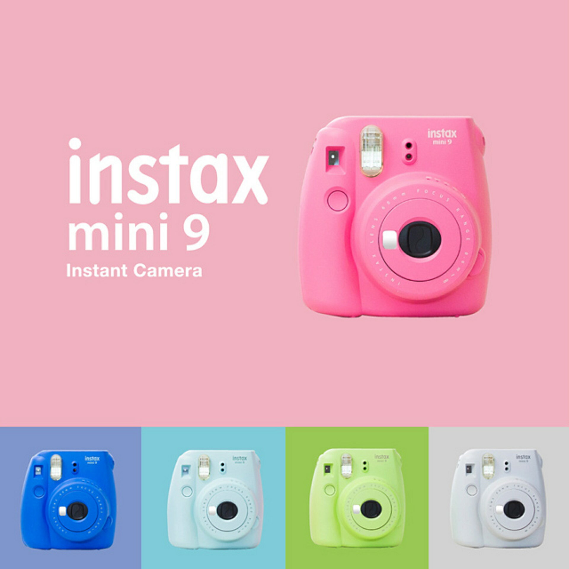 富士 FUJI instax mini 9 拍立得  贈20張底片