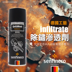 德國 senfineco 快速 除銹滲透劑 螺絲生鏽卡死專用 9995 輕鬆去除螺紋銹蝕