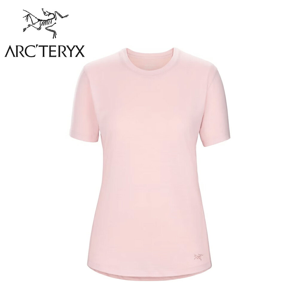 【ARC'TERYX 始祖鳥 女 Lana羊毛短袖圓領衫《沙漠粉》】28018/排汗衣/快乾T/短T/美麗諾羊毛