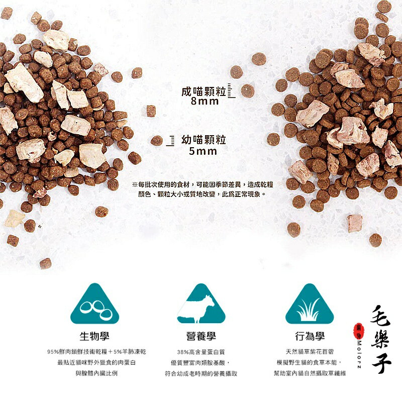 Trilogy 奇境 無穀全貓糧 羊肺凍乾 無穀貓飼料 凍乾 貓糧 小包裝 300g 3