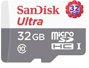SanDisk 32GB 32G microSDHC【Ultra 100MB/s 灰】 microSD micro SD SDHC UHS UHS-I Class 10 C10 原廠包裝 手機記憶卡【序號MOM100 現折$100】
