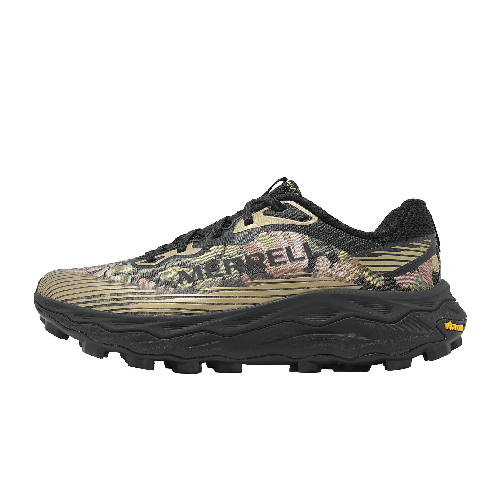 Merrell 越野跑鞋 Agility Peak 6 Opulent 女鞋 花卉黑 戶外 ML00005607