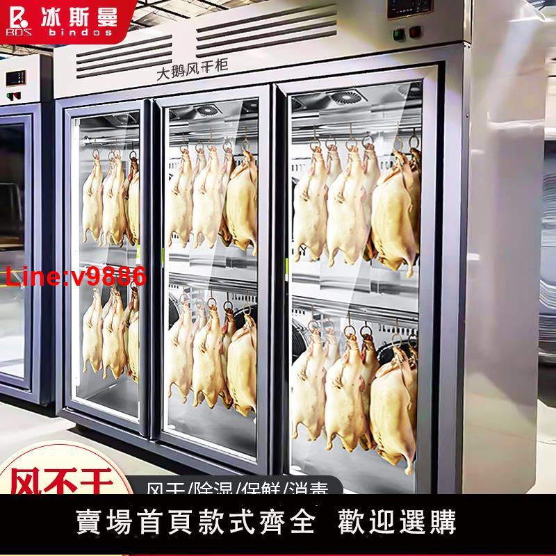 【臺灣公司 超低價】冰斯曼智慧風幹櫃晾鴨櫃燒鵝燒臘烘乾機商用烤鴨風幹晾胚櫃涼鴨櫃