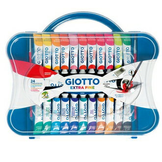 【義大利 GIOTTO】305100 高品質不透明水彩12ml 24色/盒