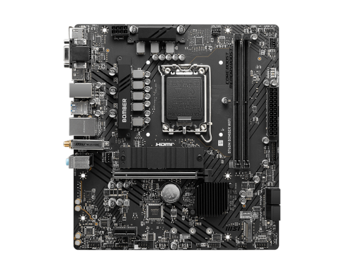 MSI 微星 B760M BOMBER WIFI M-ATX 1700腳位 DDR5 主機板 3