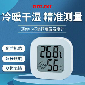 溫度器電子溫濕度計室內家用室溫精準高精度干濕兩用壁掛式溫度計