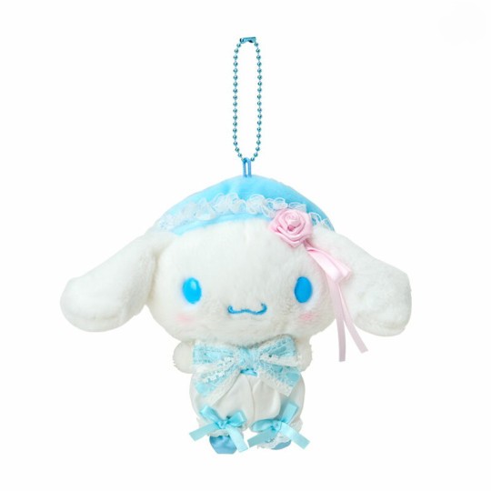 【震撼精品百貨】大耳狗 Cinnamoroll 日本SANRIO三麗鷗 大耳狗絨毛玩偶吊飾-蕾絲嫁紗*01011