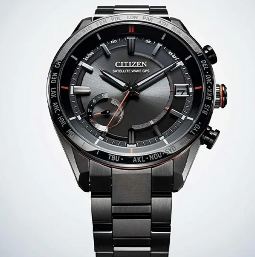 CITIZEN 星辰錶 GPS 系列 衛星對時鈦金屬手錶(CC3085-51E)-43mm-灰黑面鈦帶 禮物 日本正規品代購 0
