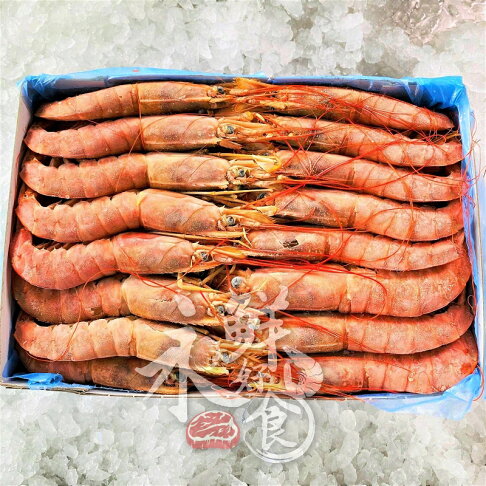 【永鮮好食】巨無霸阿根廷 頂級天使紅蝦L1(約30-40尾)1盒(2kg/盒) 生食 燒烤 海鮮 生鮮 4